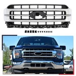 Chrome Front Upper Grille Fit 2021-2023 Ford F-150 F150 Lariat Sport. Fixed Price $108.59.