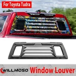 Rear Window Windshield Louver Cover Accessories Diy For Toyota Tundra 2020-2024. Fixed Price $210.34.
