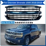 84056784 Deep Ocean Blue Front Grille Abs For 2016-2018 Chevy Silverado 1500 Z71. Fixed Price $172.59.