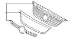 Genuine Volkswagen Upper Grille 5N0-853-651-C-2ZZ. Fixed Price $348.86.