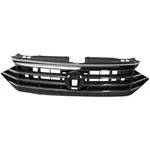 Front Chrome Black Grille For 2019-2021 Volkswagen Jetta W/o R-line VW1200174. Fixed Price $179.53.