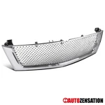 Fit 2002-2006 Cadillac Escalade Chrome Mesh Front Upper Bumper Hood Grille. Fixed Price $118.99.