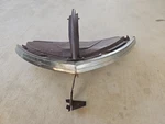 1941 1946 Chevrolet Truck Upper Grille Baffle Original Gm Cover On Top Of Shroud. Fixed Price $170.00.