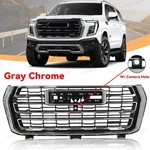 For 2025 Gmc Yukon AT4 Front Bumper Grille Gray Chrome Assy W/camera Hole. Fixed Price $309.00.