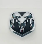 2013-2018 Dodge Mopar Ram 1500 2500 3500 Grill Front Emblem Silver Chrome Oem. Fixed Price $39.99.