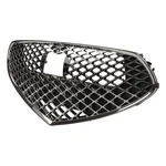 Front Upper Bumper Grill For Genesis G70 2022-2023-2025 W/ Cam Hole Chrome Black. Fixed Price $170.16.