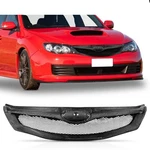 Carbon Black Front Bumper Grille For 2008-2011 Subaru Impreza Wrx Sti Mesh. Fixed Price $117.00.