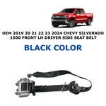 2019 21 22 23 2024 Chevy Silverado 1500 Front Left Side Seat Belt Black. Fixed Price $80.00.