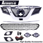 Front Upper & Lower Grille And Fog Light Kit Set For Nissan Rogue 2014 15 2016. Fixed Price $97.39.