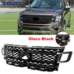 Front Bumper Grille 2018-2021 Ford Expedition Platinum W/camera Glossy Black. Fixed Price $578.97.