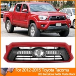 For 2012-2015 Toyota Tacoma Front Upper Grille Black W/ Barcelona Red Trim. Fixed Price $107.14.