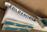 Nos 1967 Oldsmobile Delmont 88 Lh Grill Emblem Nameplate 230098 396098 B-body. Fixed Price $215.00.