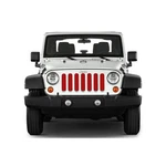 Under The Sun Grille Solid Flame Red Jeep Wrangler Jk 2007-2018. Fixed Price $43.20.