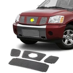 Fits 2004-2007 Nissan Titan/armada Aluminum Chrome Billet Grille Insert Combo. Fixed Price $122.99.