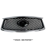 Oem 2019 2025 Infiniti QX50 Front Upper Grille + Emblem W/o Camera 62310-5NA2A. Fixed Price $449.99.