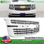 For 2015-2020 Chevy Tahoe/suburban Ltz Style Front Grille Summit White+chrome. Fixed Price $179.99.