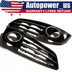 Left + Right Front Bumper Fog Light Grille Cover Fit Audi A8 D4 2011 2012-2014. Fixed Price $99.99.