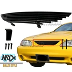 Fits 1994-1998 Ford Mustang Main Upper Billet Grille Front Black Insert. Fixed Price $52.99.