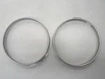 55 56 57 Ford Thunderbird T- Headlight Bulb Retainer Ring Ss New. Fixed Price $31.50.