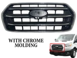 Fits 2020 Ford Transit 150 250 350 Front Bumper Upper Grille W Camera Option. Fixed Price $174.10.