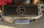 1987-1988 Mercury Cougar Front Upper Radiator Bumper Grille Cover Gray & Chr Oem. Fixed Price $118.00.