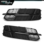 Front Bumper Fog Light Grille Cover Lh & Rh Fit For 2016-2018 Audi S6 A6 S-line. Fixed Price $45.90.