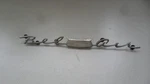 1959 Chevy Belair Front Fender Emblem Script Oem Gm Used Hot Rod 02AC4. Fixed Price $100.00.