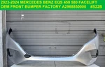 2023 2024 Mercedes EQS450 EQS580 Suv Front Bumper Oem A2968850000. Fixed Price $649.50.