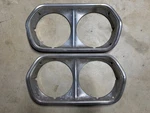 1972 Ford Gran Torino Ranchero Headlight Bezel Pair Left Right. Fixed Price $199.00.