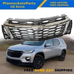 Plastic For Chevrolet Traverse 2022-2024 Front Upper Bumper Grille Black. Fixed Price $149.29.