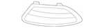 Genuine Mercedes-benz 2012-2014 CLS550 Outer Grille 218-885-07-53. Fixed Price $57.50.
