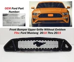 Genuine 2018-2023 Ford Mustang Front Bumper Radiator Upper Grille JR3B8200D. Fixed Price $170.00.