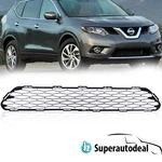 Front Bumper Black Lower Grille For Nissan Rogue 2014-16 Plastic NI1036102. Fixed Price $29.49.