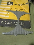 Nos 1957 Lincoln Right Headlamp Face Plate, Show Quality.. Fixed Price $36.49.