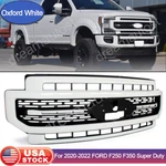 F-250 F-350 Super Duty 2020-2022 Oxford White Front Upper Bumper Grille. Fixed Price $255.99.