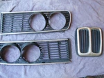 Oem Bmw E12 520 528I Front Center Kidney Grille - 1848104 1848113 1848114. Fixed Price $199.99.