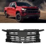 Fit For 2022-2024 Chevy Silverado 1500 Front Upper Bumper Grille Gloss Black. Fixed Price $181.60.