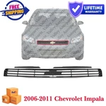 Chrome Shell With Dark Gray Fits 2006-2011 Chevrolet Impala New Front Grille. Fixed Price $57.99.