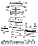 Genuine Mopar Fascia Molding 68551936AA. Fixed Price $94.30.