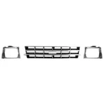 Chrome Grille & Headlamp Door Bezel Kit For 83-90 Chevy S10 Pickup Blazer. Fixed Price $123.95.