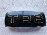 Triumph TR6 Grille Front Medallion Badge Nameplate. Fixed Price $49.99.