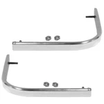 1969 Chevy Chevelle Camino Lower Corner Grille Moldings Aluminum Pair W/nuts. Fixed Price $51.95.
