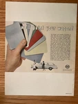 CHEV62 Vintage Original 1958 Chevrolet We'll Paint Your Wagon Advertisement. Fixed Price $10.99.