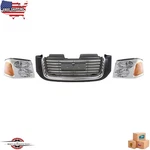 Fits 2002-2009 Gmc Envoy New Front Grille Assembly And Headlight Left Right 3PC. Fixed Price $354.36.