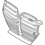 Genuine Bmw Grill Front 51-13-8-081-141 New. Fixed Price $258.85.