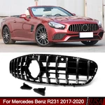 Gt Front Grille Chorme+black Fit Mercedes Benz R231 SL500 SL550 2017-2020. Fixed Price $157.99.