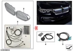 Genuine Bmw G30 G31 G38 518D Radiator Grille Iconic Glow Chrome 63172466430. Fixed Price $458.28.