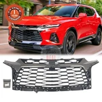 Front Bumper Grille Kit Fit For 2019-2022 Chevrolet Blazer Rs Chrome Black. Fixed Price $409.99.