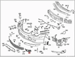 Genuine Mercedes R230 Sl Ventilation Grille 2308852353. Fixed Price $139.84.