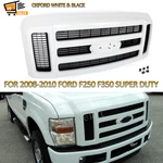 2008-2010 F250 F350 Super Duty Oxford White & Black Grille 7C3Z-8200-BA. Fixed Price $234.99.